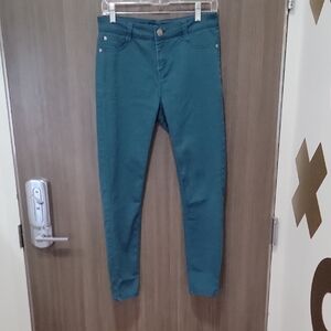 Teal Women Skinny Jeans SZ 9
